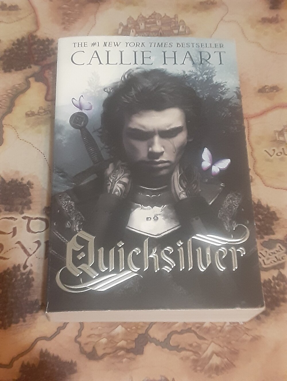 Quicksilver by Callie Hart Trade paperback book.  8th printing.  Minor cover din